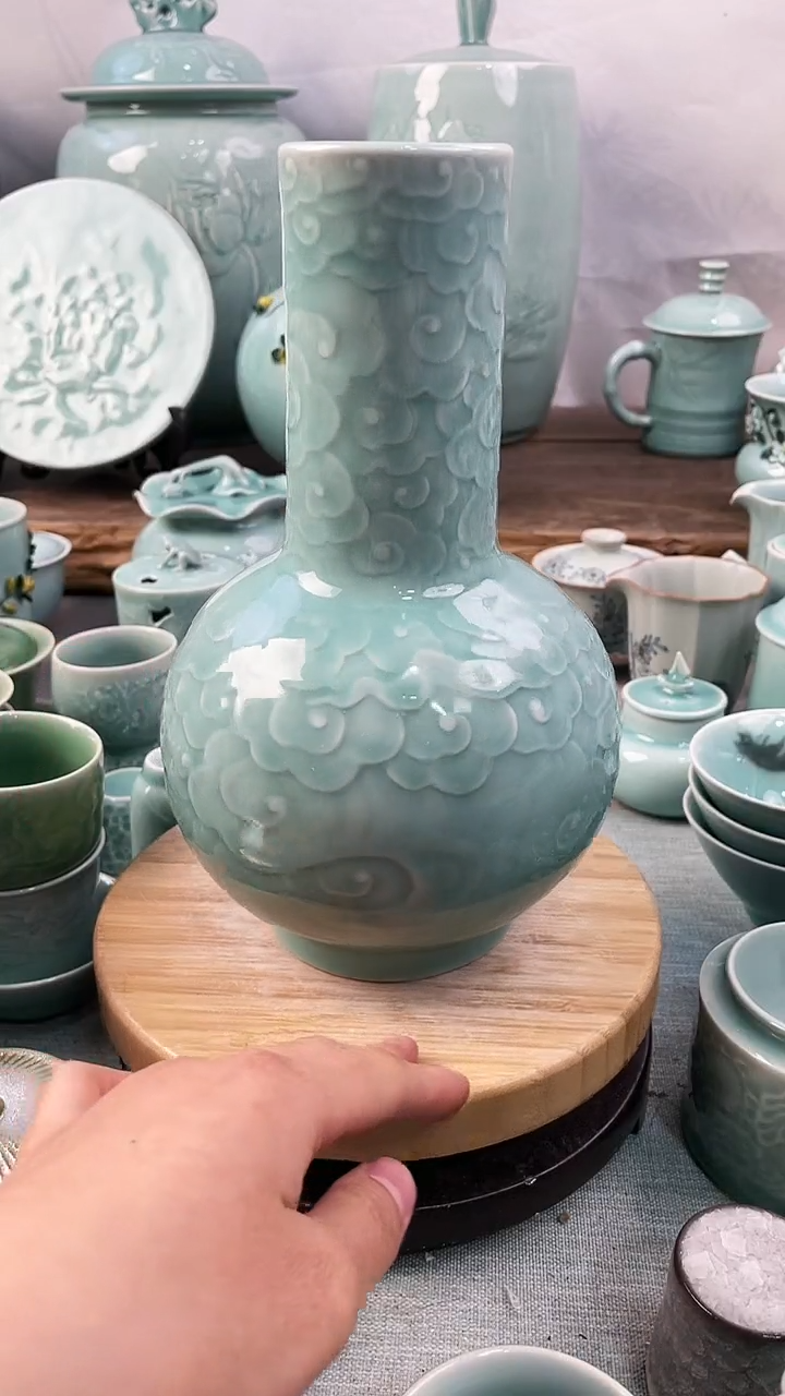 【闪购商品】全手特价 微瑕 慧仙青瓷