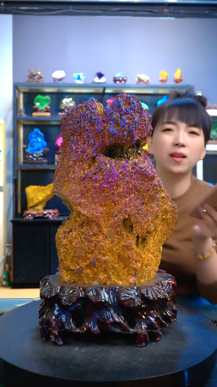 石材精品矿物晶体摆件