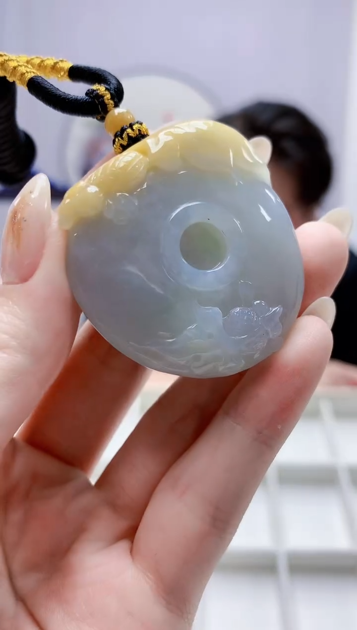 未镶嵌定制翡翠5060jw-毛货挂件114