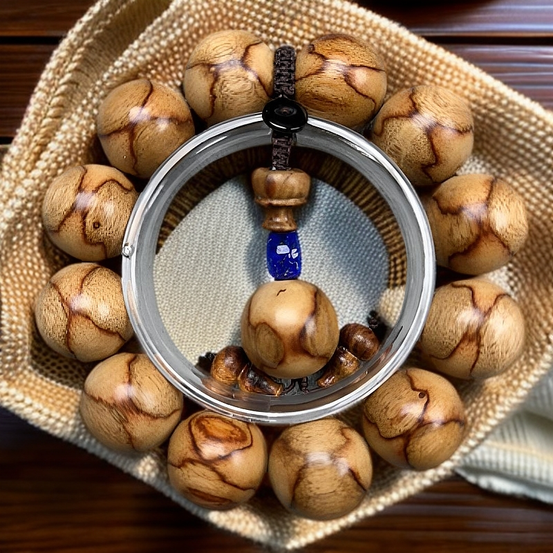 【海南黄花梨】2.0叉纹手串