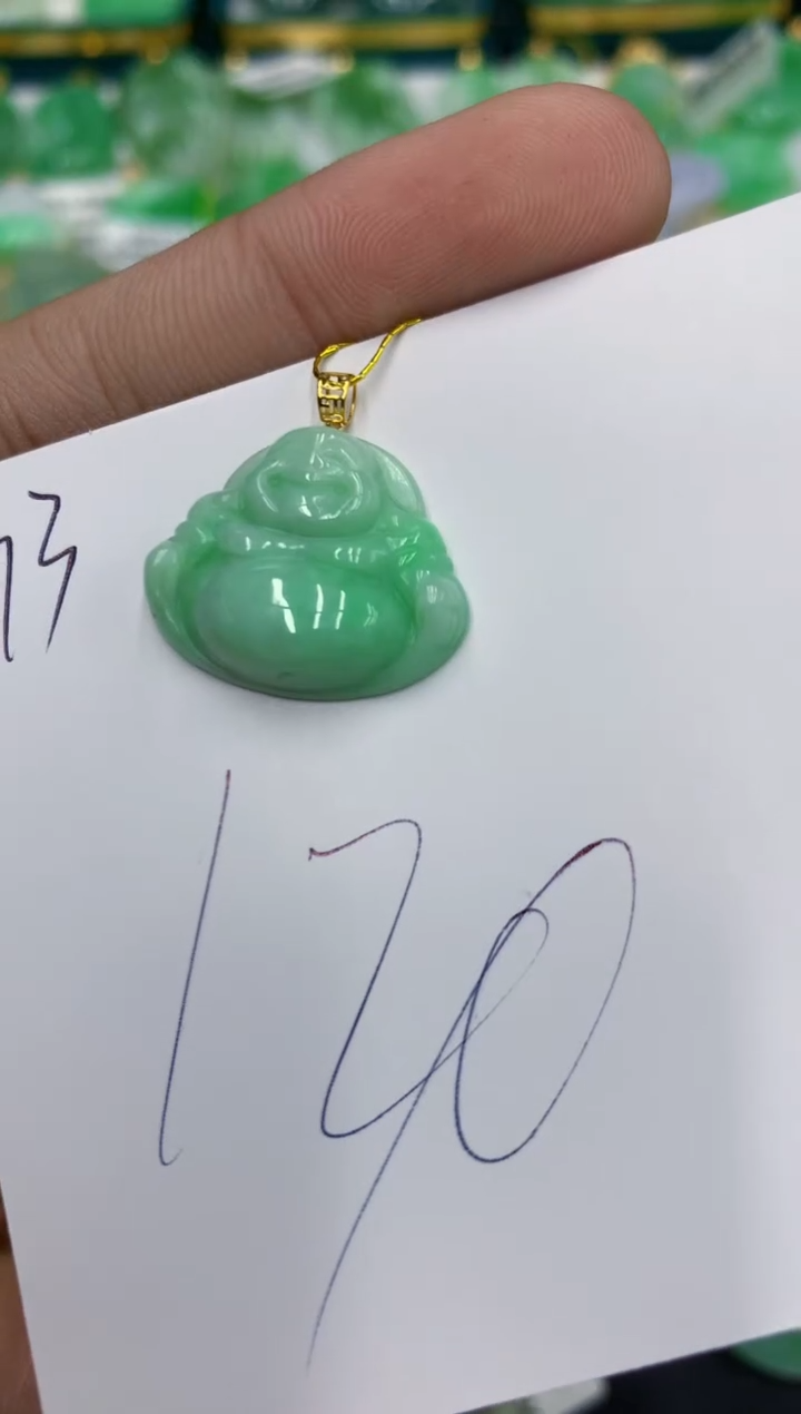 【闪购商品】翡翠颈饰18K金镶嵌翡翠