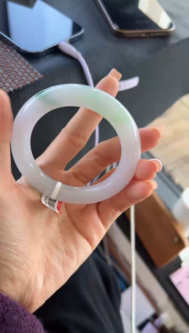 【闪购商品】翡翠手镯未镶嵌56号57.1*11.6*11.9