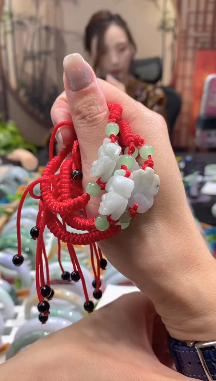 未镶嵌手绳翡翠00088092多样性发货/