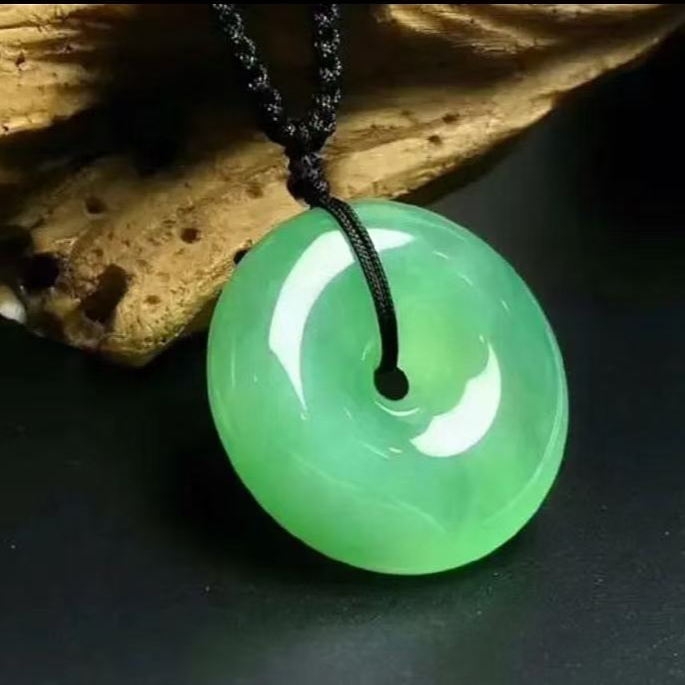 缅甸吊坠奇石盆景石平安扣