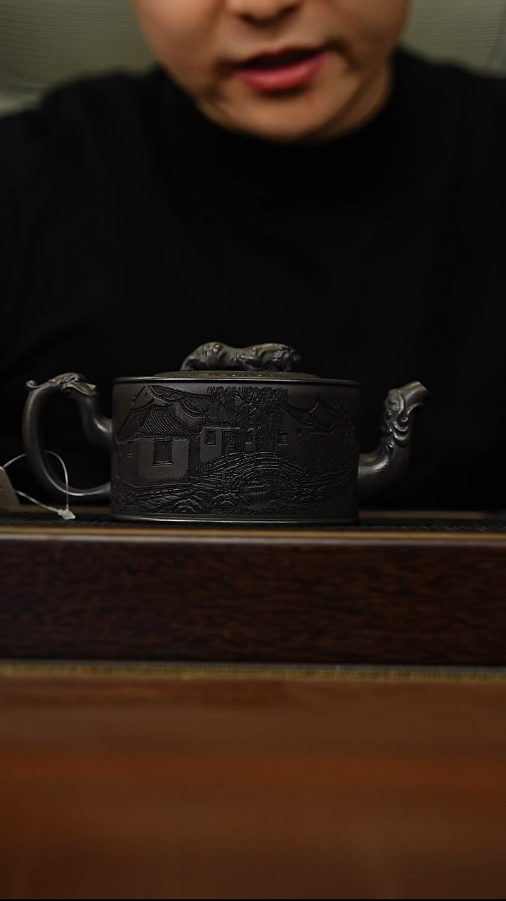 茶壶紫砂宜兴原矿 半手工 紫砂壶容量300CC