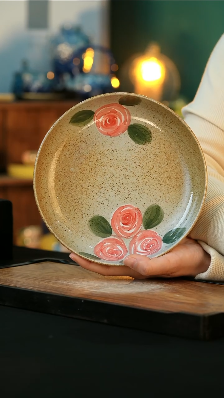 【闪购商品】杯手绘心瓷陶瓷浮力