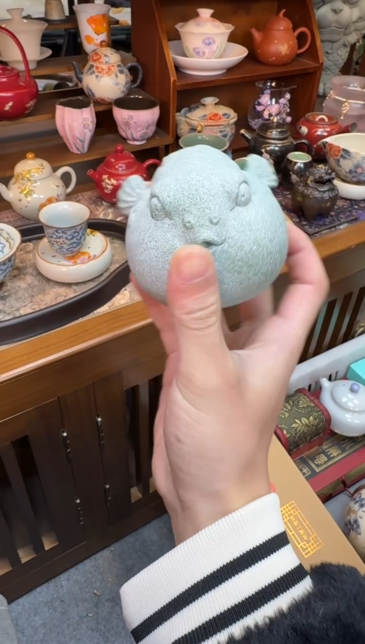摆件陶茶具茶具茶具河豚茶宠