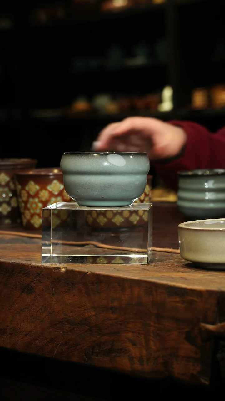 【闪购商品】瓷片王玮 铁胎 福禄杯