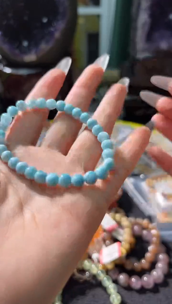 【闪购商品】针钠钙石（海纹石）手链未镶嵌61多样性发其一/6+