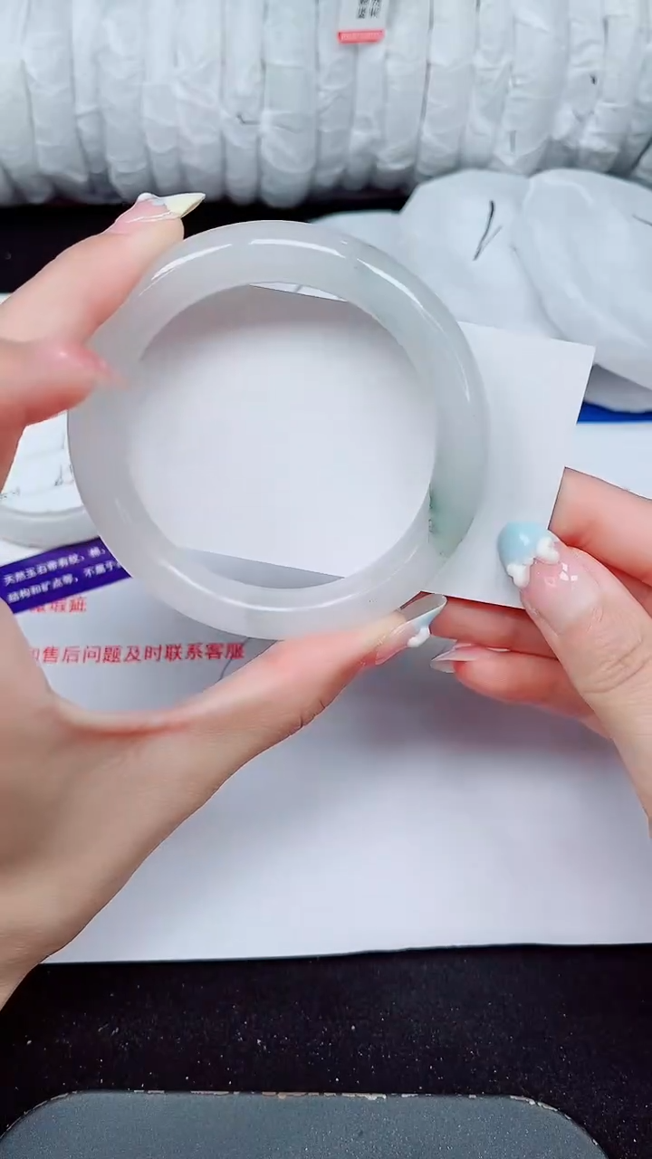 未镶嵌手镯石英质玉296-57/58