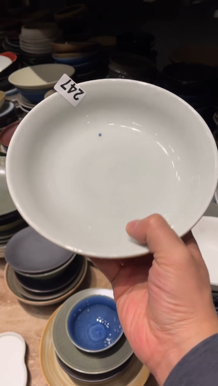 【闪购商品】瓷片247微瑕酷金高足盘1个