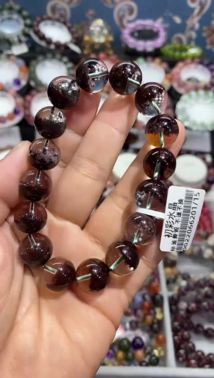 【闪购商品】水晶手串未镶嵌红幽灵聚宝盆