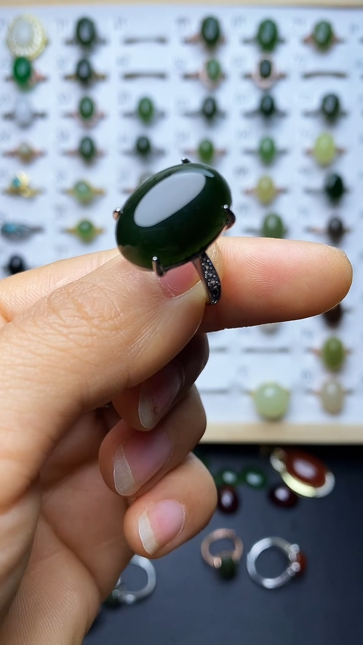 【闪购商品】和田玉戒指未镶嵌1