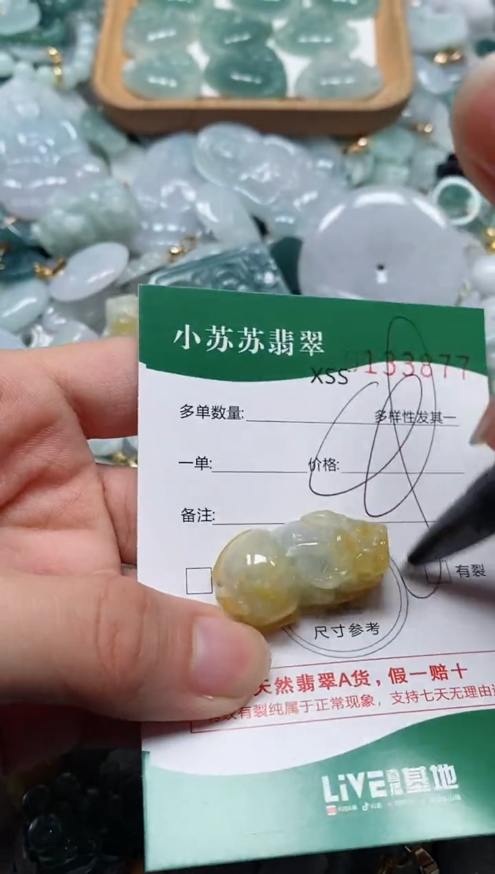 【闪购商品】翡翠颈饰未镶嵌闪购商品0133877