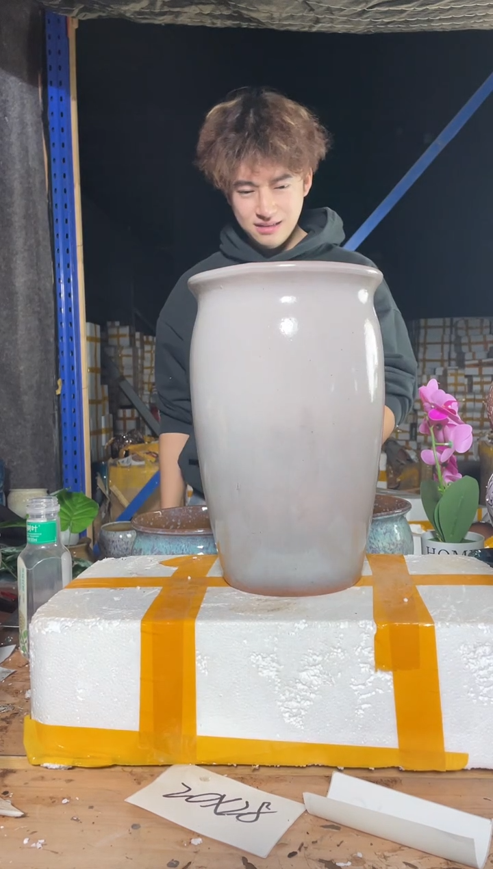 紫砂花盆宜兴紫砂粗陶花盆20-33