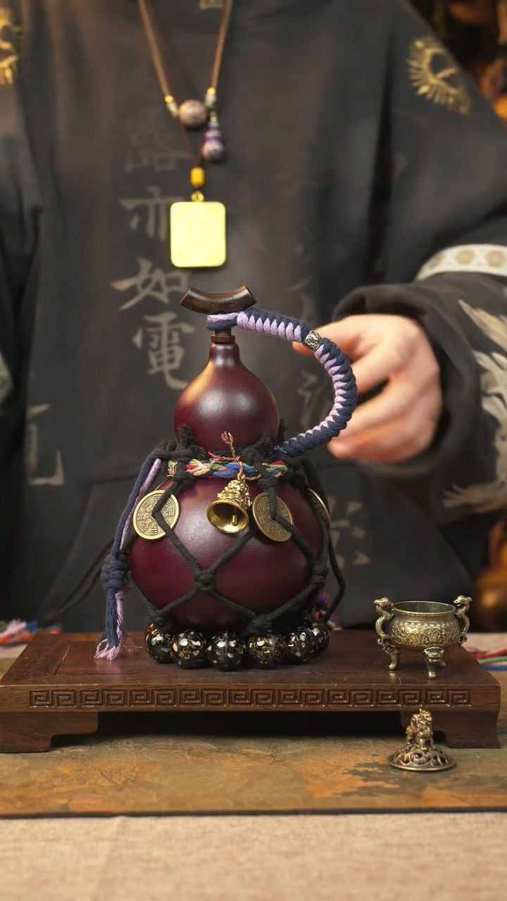 【闪购商品】105大漆葫芦一物一拍记400ml