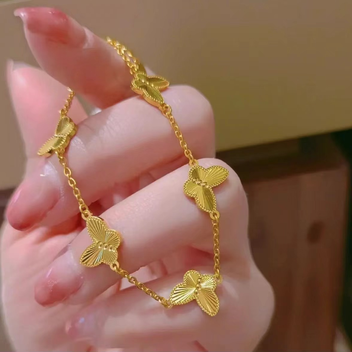 合金手链 合金精品蝴蝶（福蝶）手链精品款