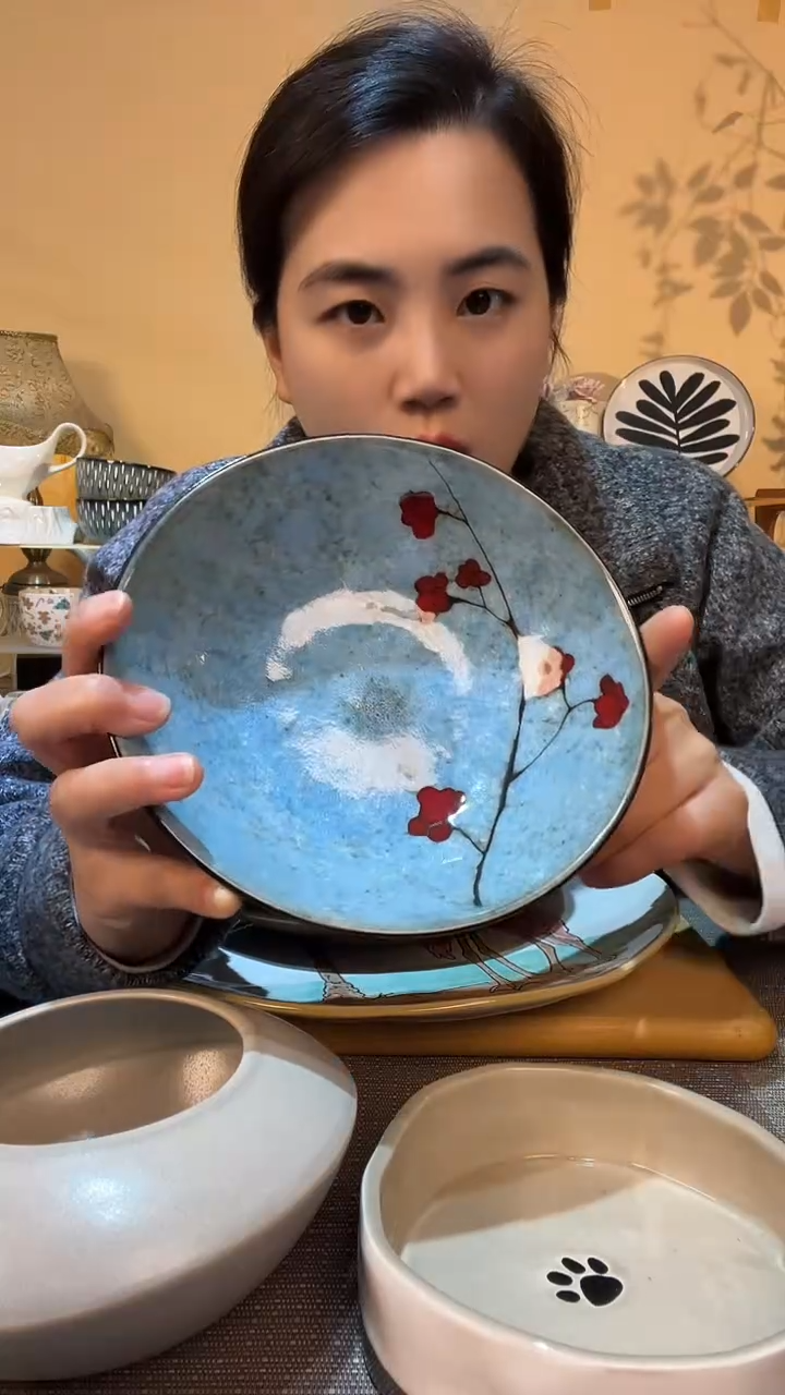 【闪购商品】瓷片7英寸碗  微瑕介意勿拍