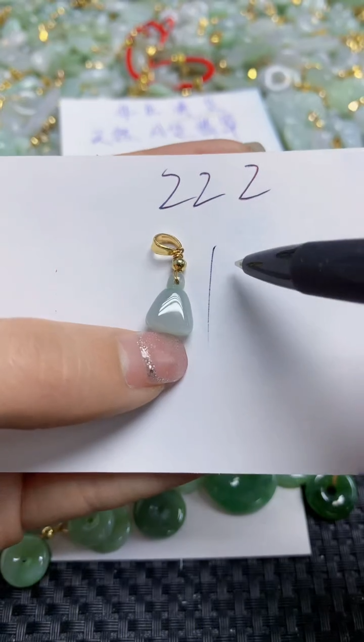 【闪购商品】翡翠颈饰合金天然A货翡翠