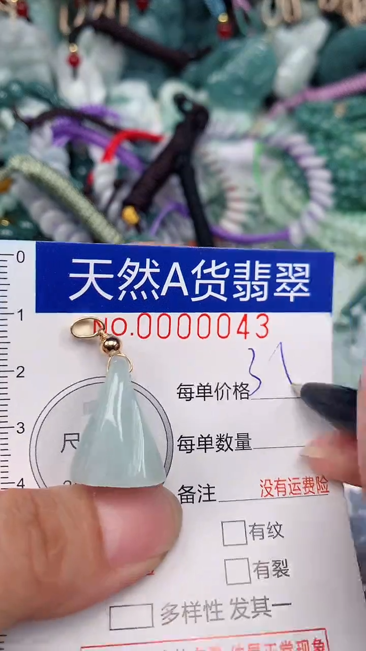 翡翠未镶嵌颈饰...0000043