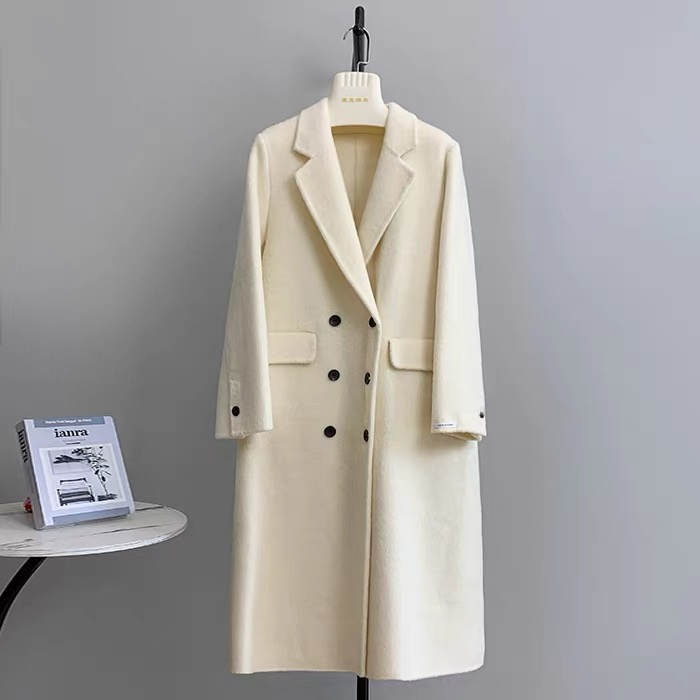 女中长款外套通勤长款大衣羊毛外套秋冬大衣03