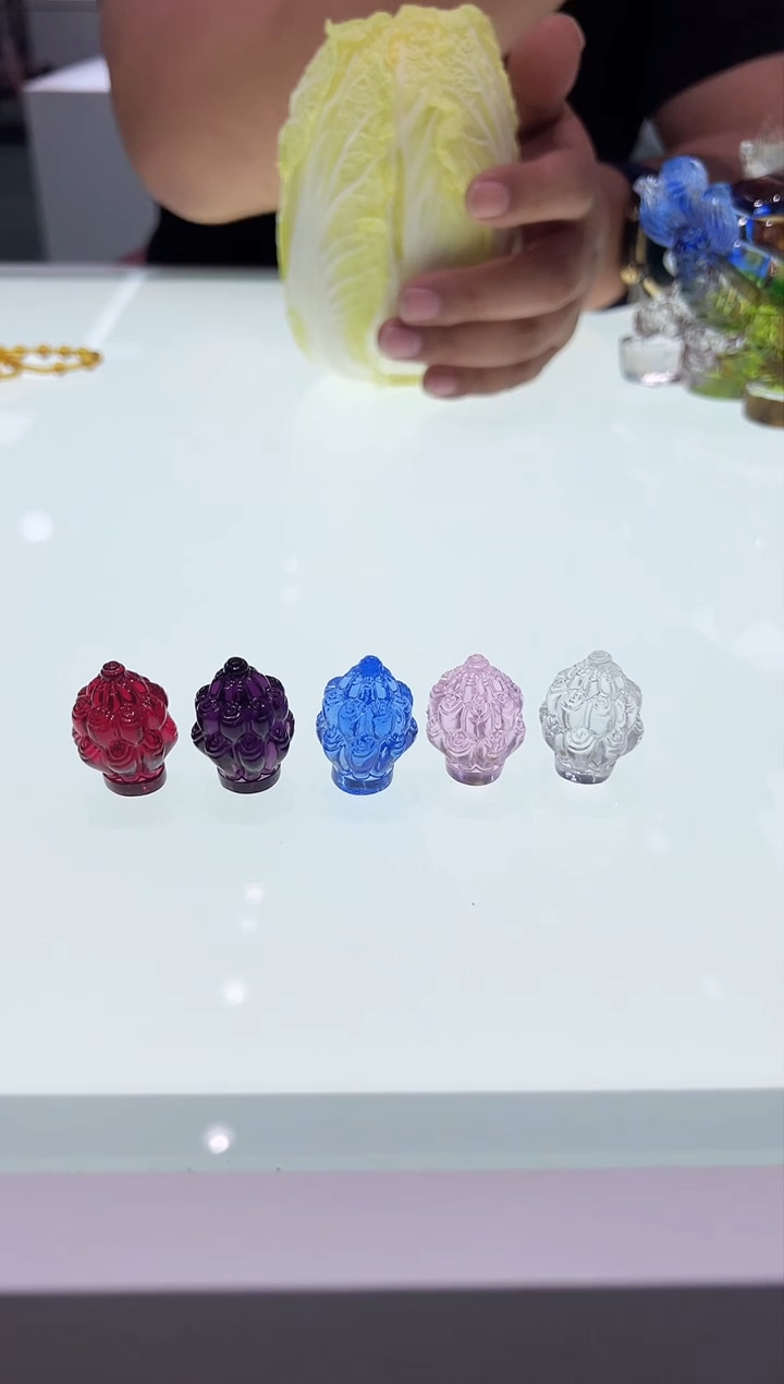 【闪购商品】泥塑古法琉璃菩提果5个摆件