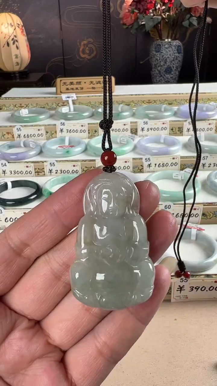 【闪购商品】翡翠吊坠(不含链)未镶嵌观音