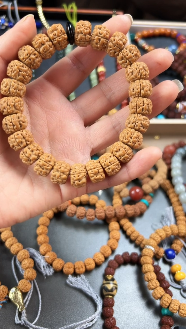 【闪购商品】金刚菩提吊坠14MM精品盘龙纹手串