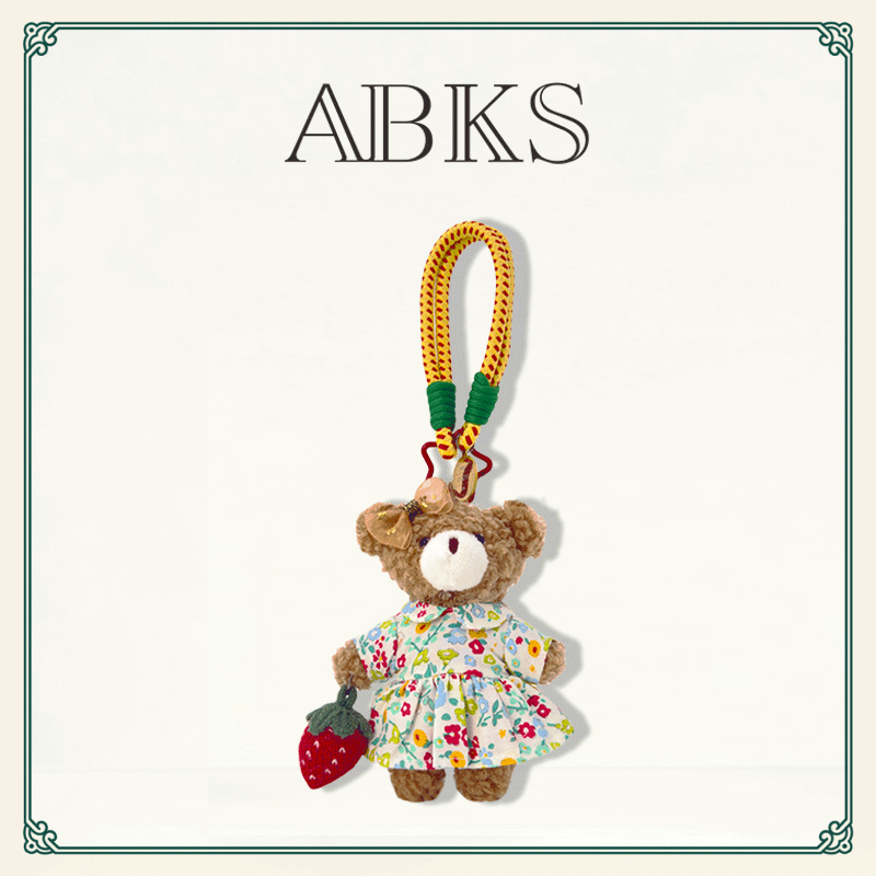 ABKS原创手工包包挂件公仔可爱mini毛绒娃娃书包玩偶挂件配饰0005