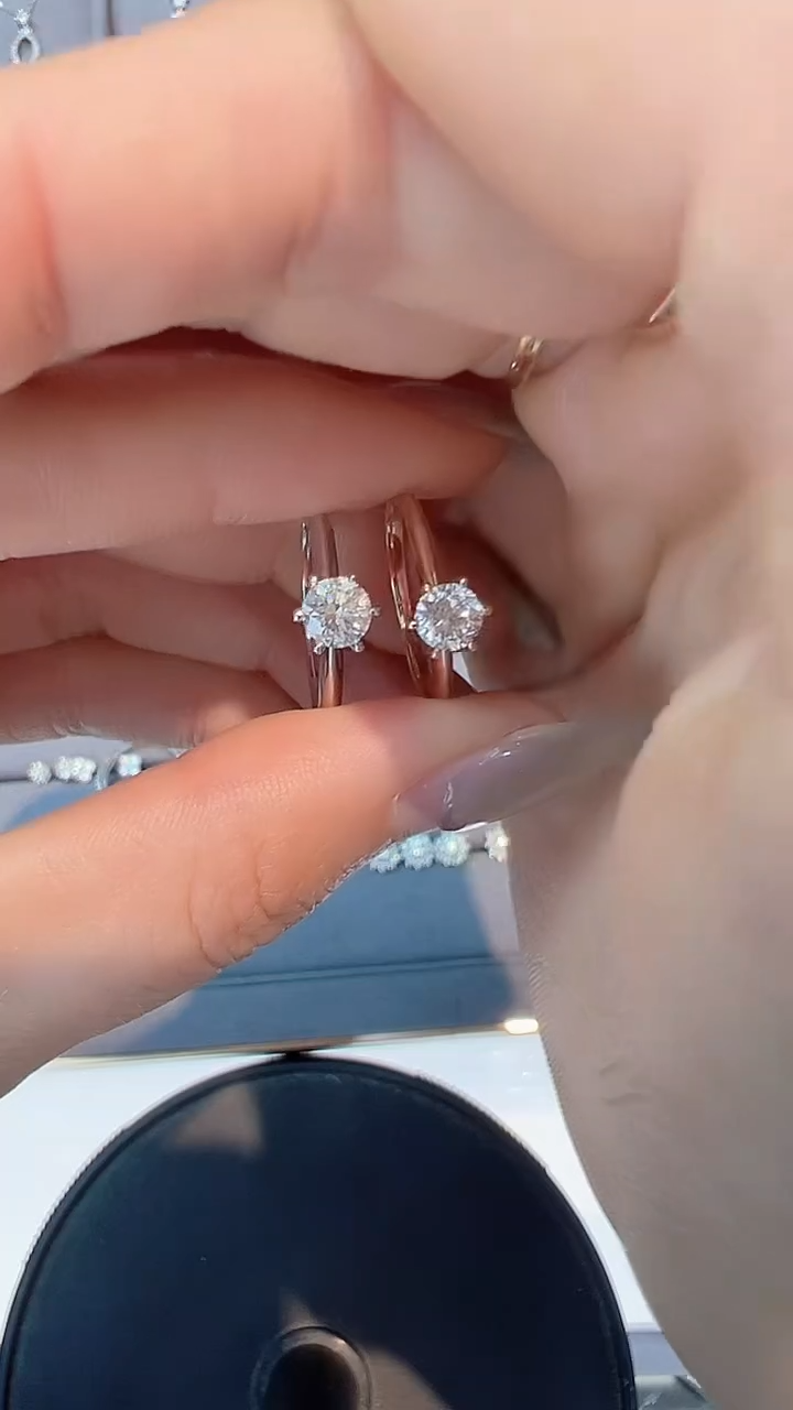 【闪购商品】钻石戒指/指环18K金镶嵌多样性发一