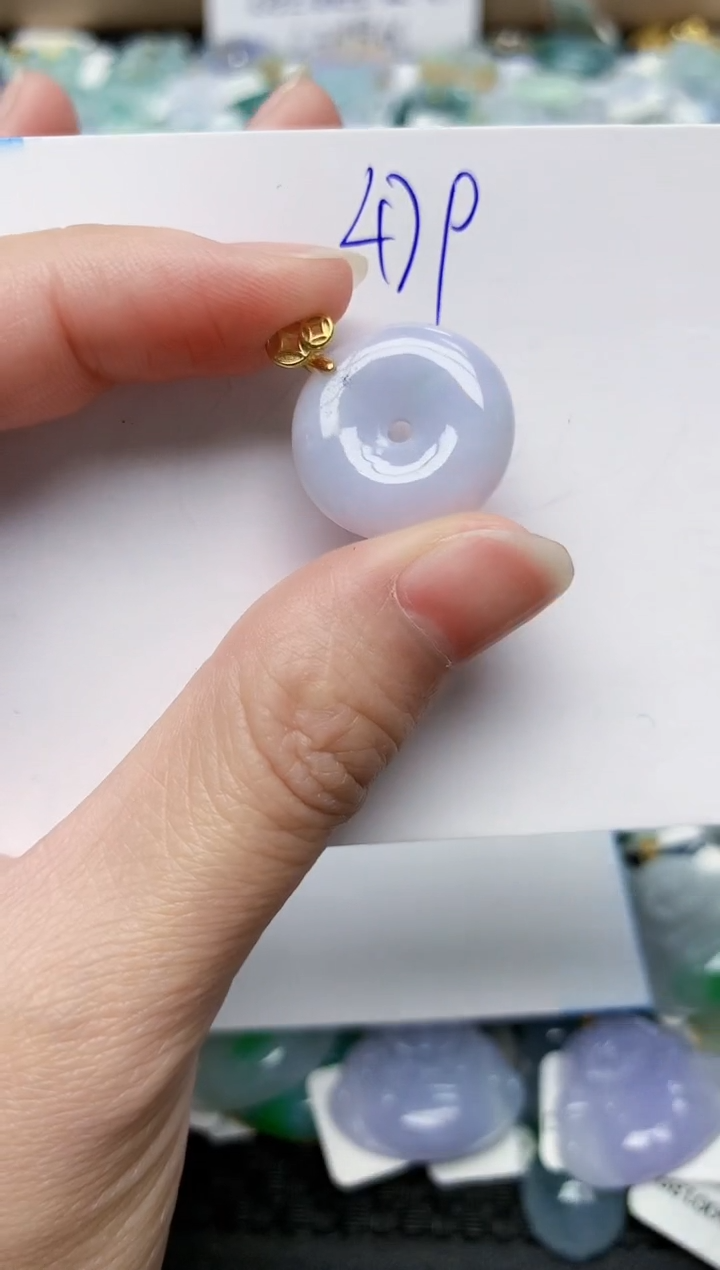 翡翠未镶嵌颈饰天然缅甸A货翡翠百元以上9元证书费自理