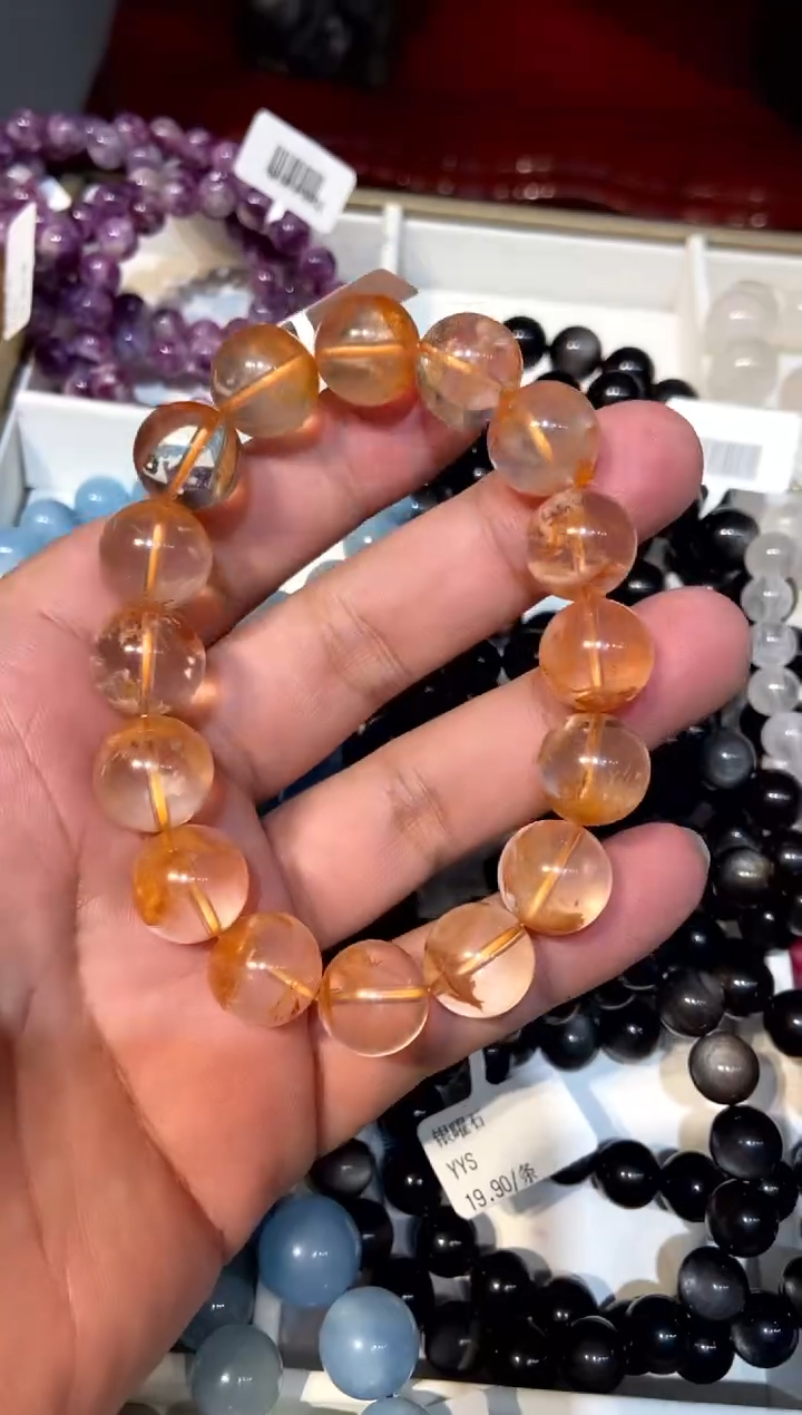 【闪购商品】水晶948-未镶嵌红幽灵13mm+