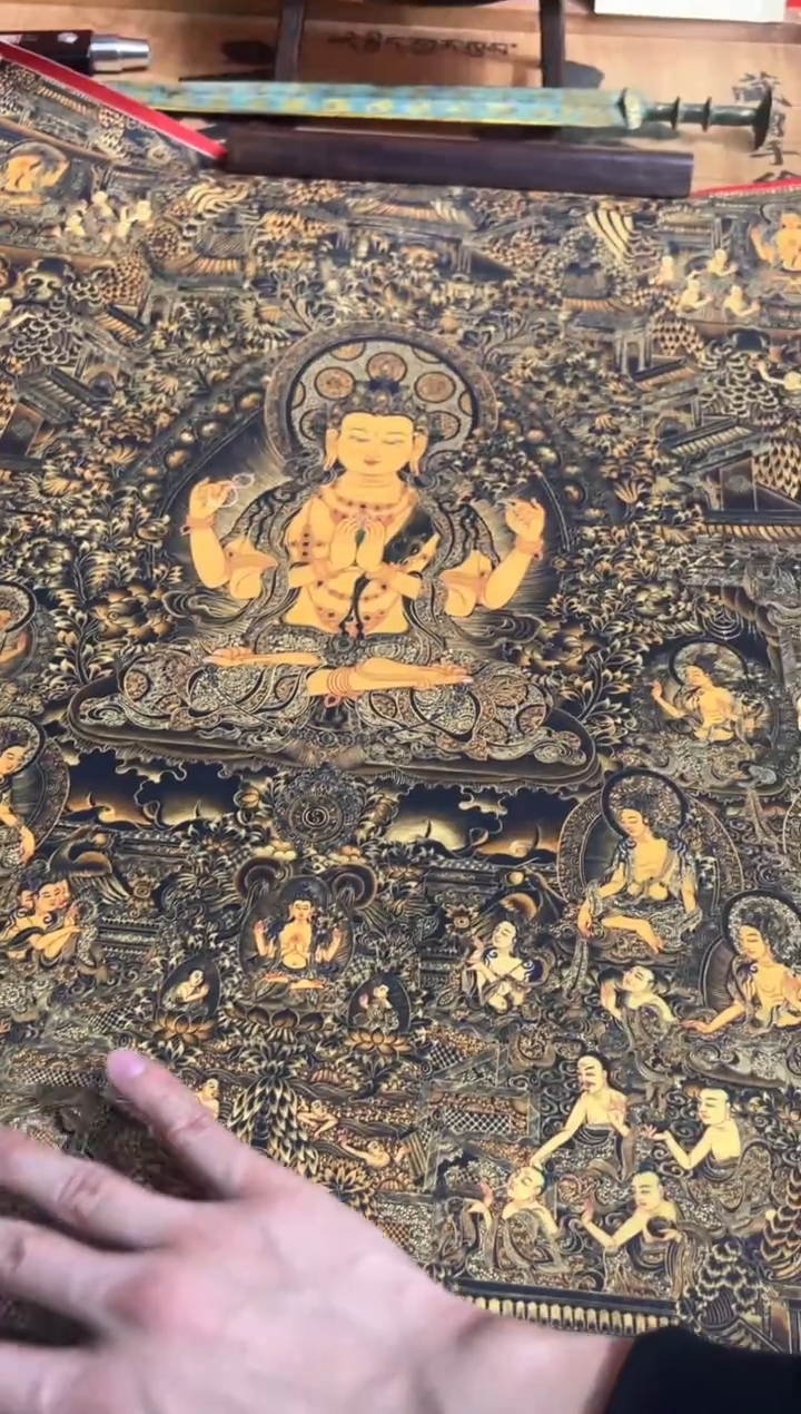 卷轴画卷轴画奥奥的唐卡