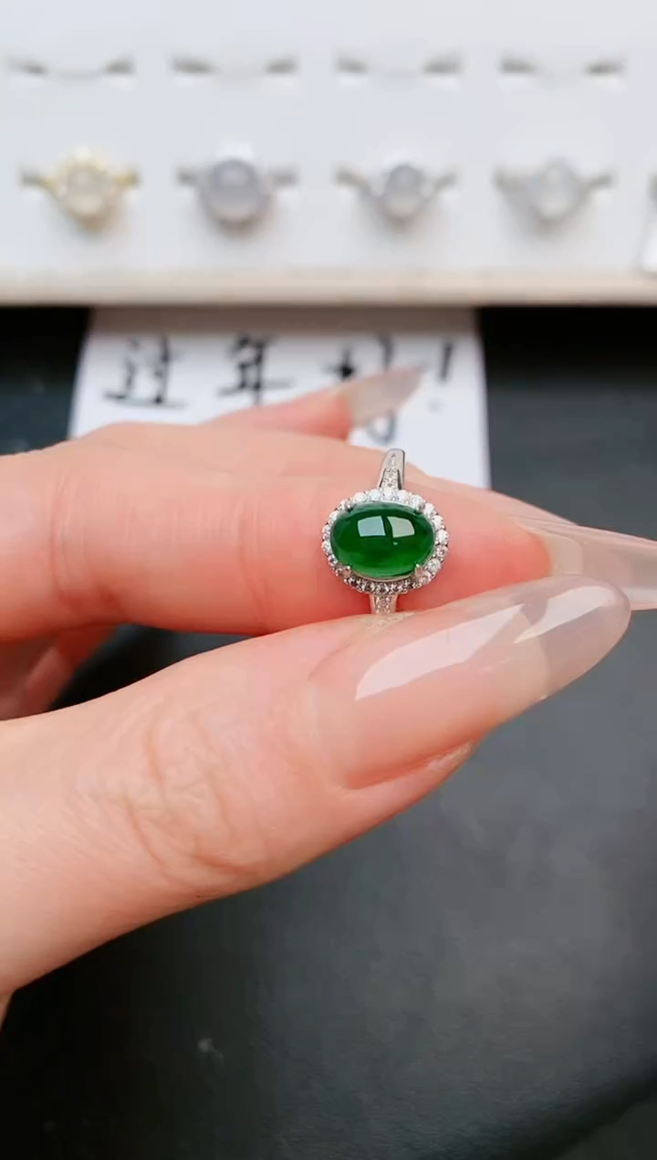【闪购商品】翡翠戒指银S925镶嵌.....