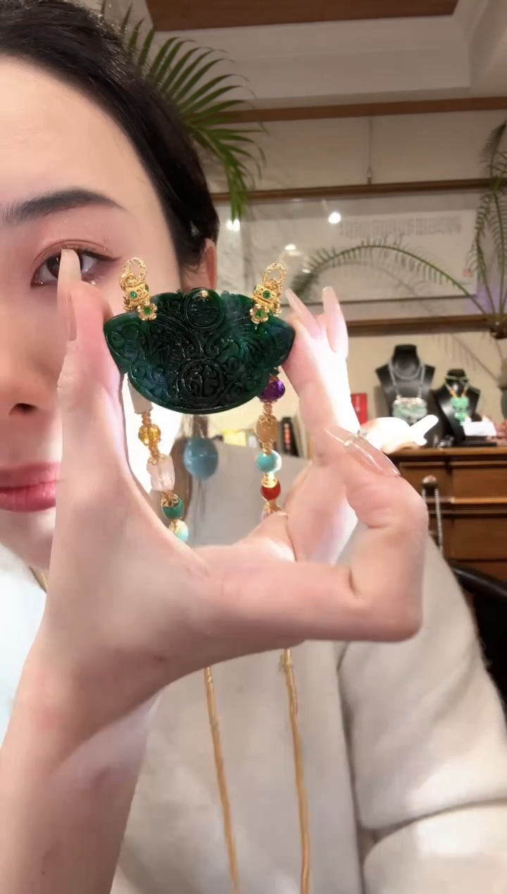 【闪购商品】翡翠颈饰未镶嵌国风