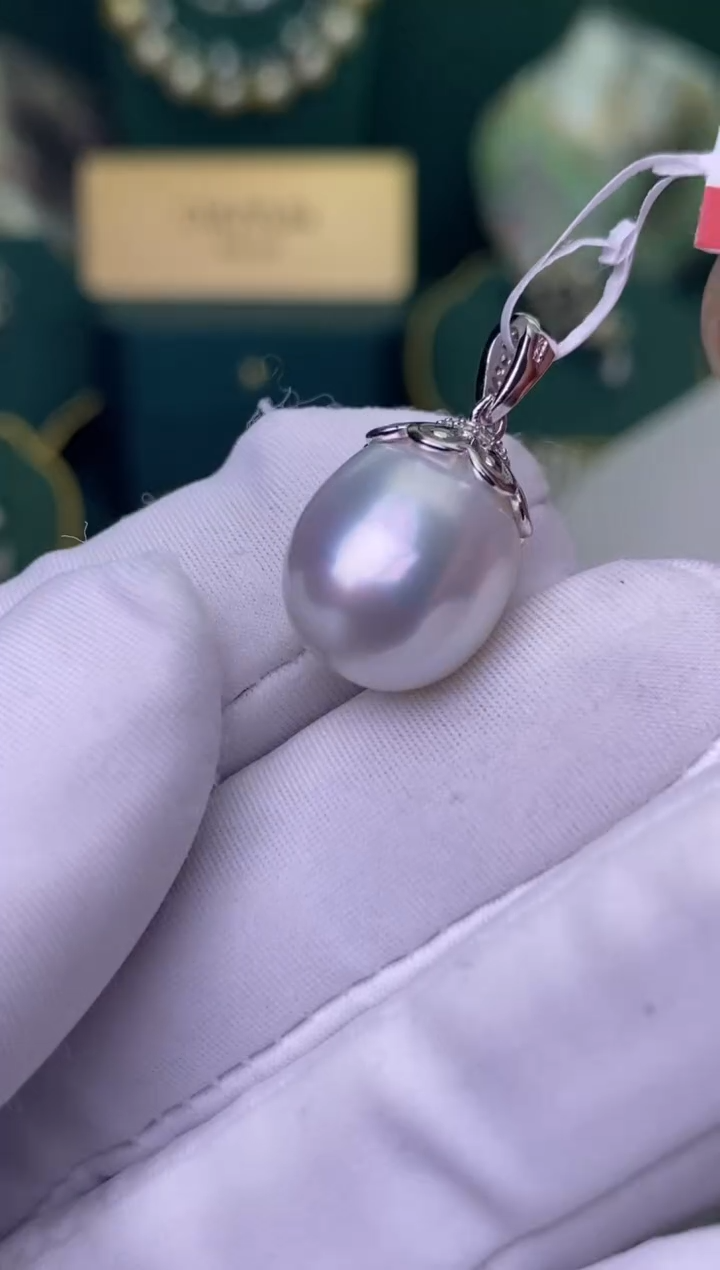 【闪购商品】海水珍珠颈饰银S925镶嵌13