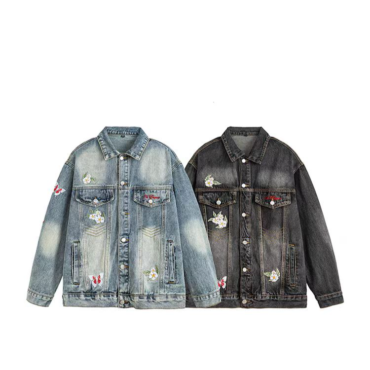 201-300 （过款链接）2025春季新款时尚潮流休闲重工复古牛仔外套