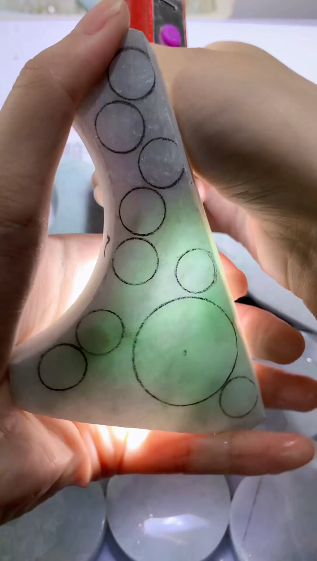 未镶嵌裸石翡翠天然缅甸翡翠FC516