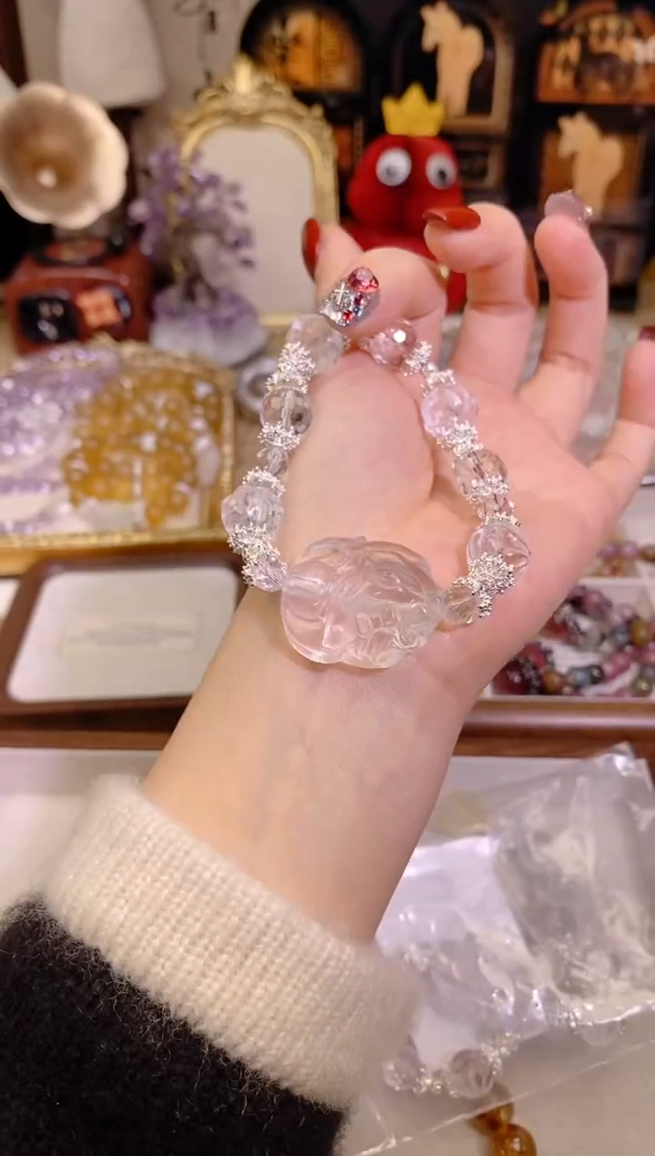 【闪购商品】水晶手链未镶嵌1280手串