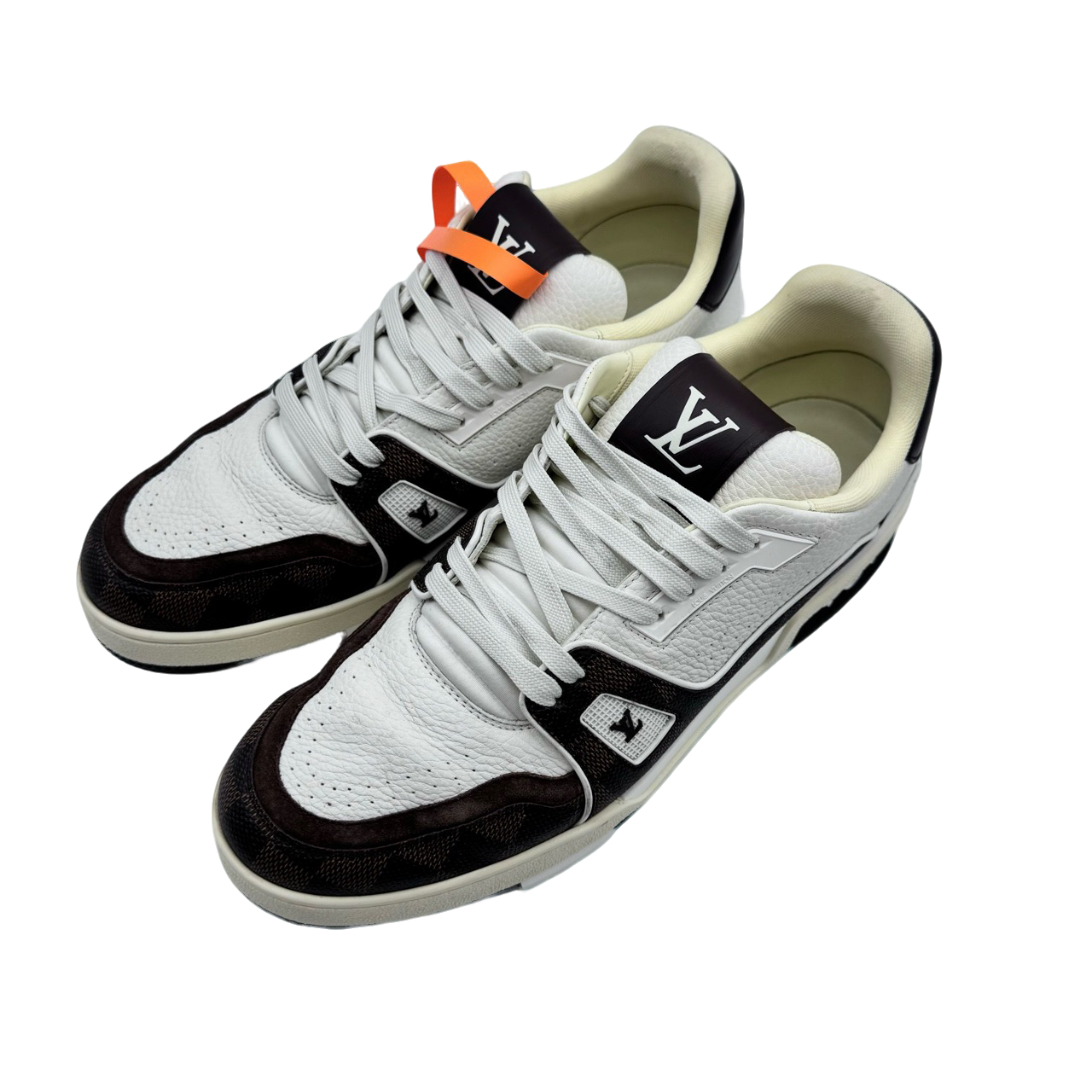 95新 LouisVuitton/路易威登 8.5码42.5码棋盘格trainer98新vv904
