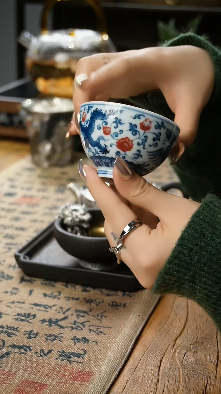 【闪购商品】福器艺术龙凤主人杯