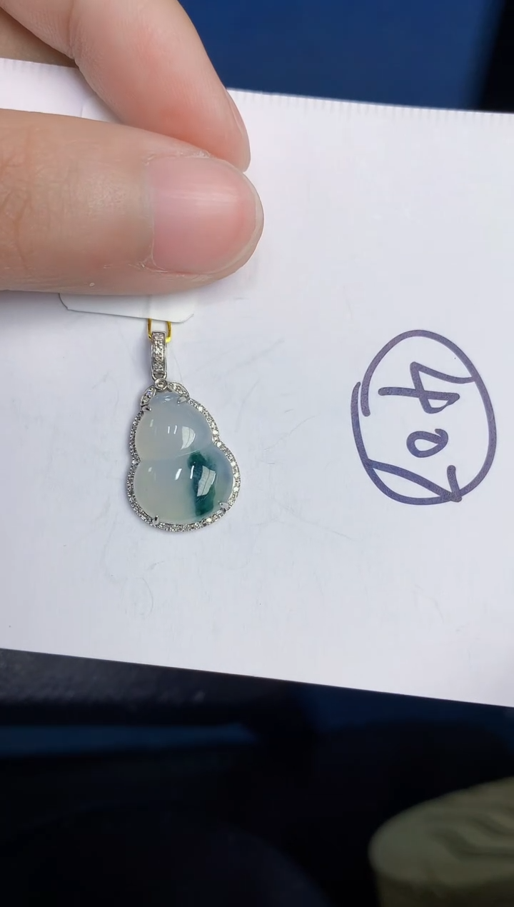 【闪购商品】翡翠颈饰18K金镶嵌000000000