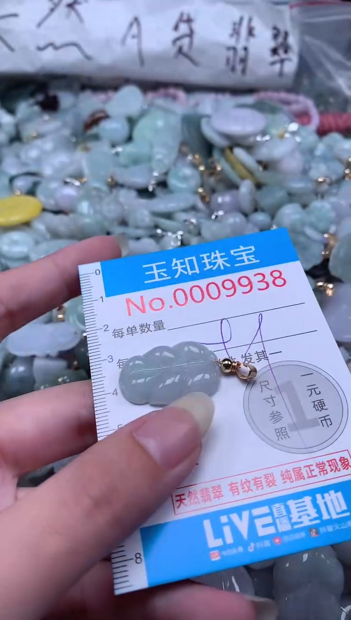 翡翠未镶嵌吊坠(不含链)9938