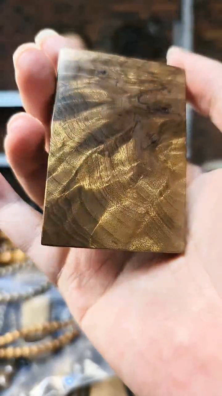 【闪购商品】楠木（金丝楠）把件无事牌