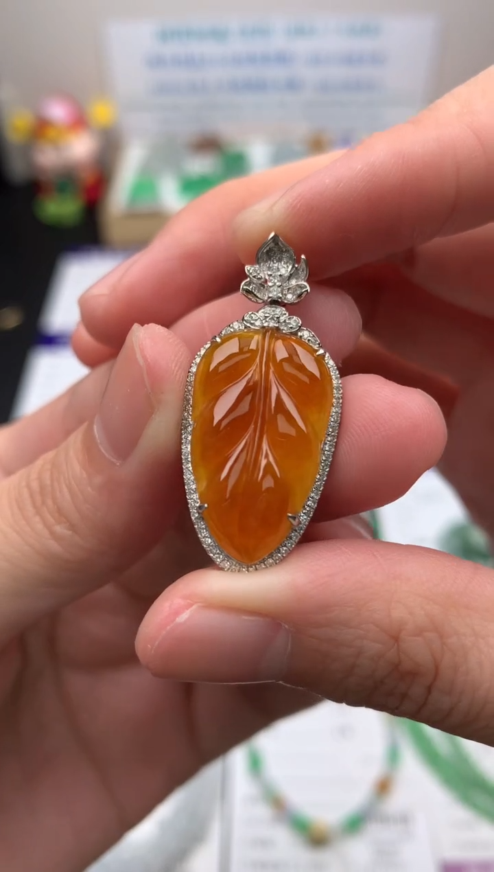 【闪购商品】定制翡翠18K金镶嵌模式推广期24小时鉴赏期