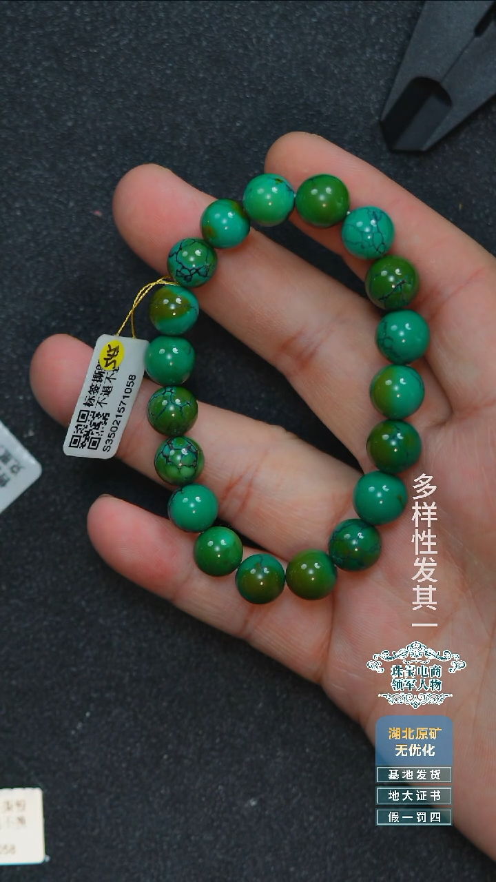 未镶嵌绿松石珠宝奇石A012