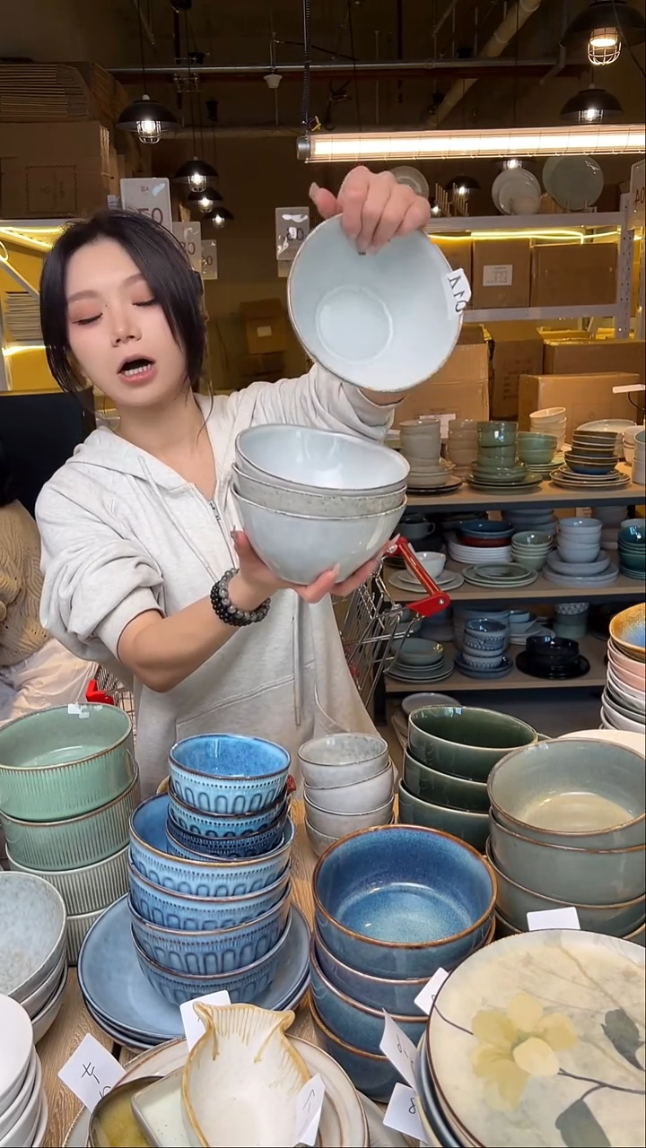 瓷156外贸尾货窑变釉下彩默认微瑕