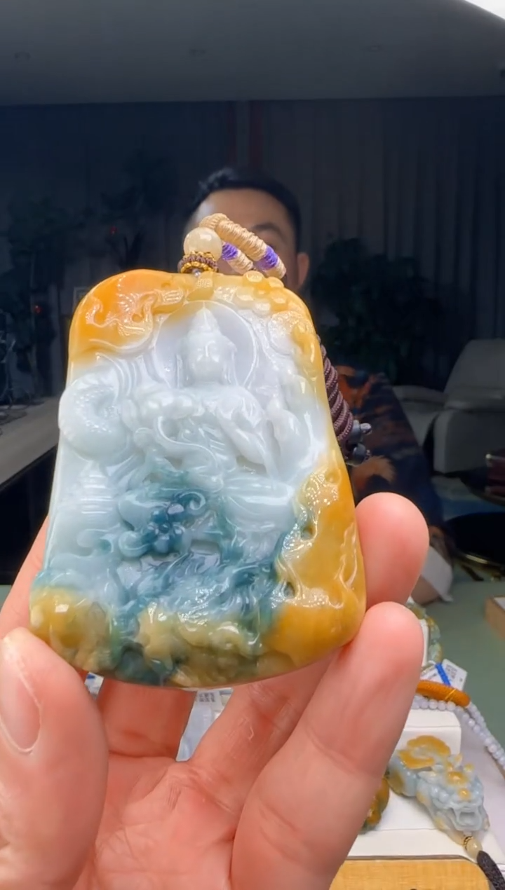 【闪购商品】翡翠吊坠(不含链)未镶嵌DY@@960Q3J14858