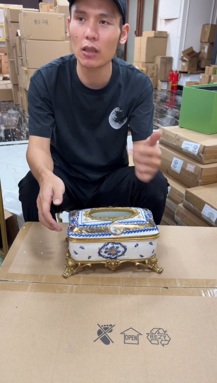 黄铜黛姿家居装饰品摆件  