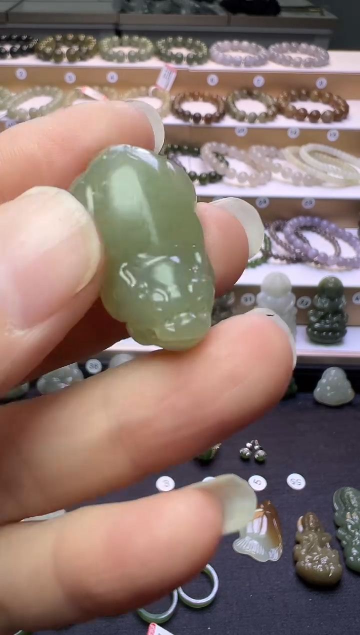 颈饰未镶嵌和田玉225号链接约卡28*17*10